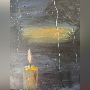 Acrylic paint hand made